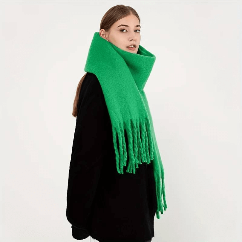 Tjockrandig Fransad Scarf