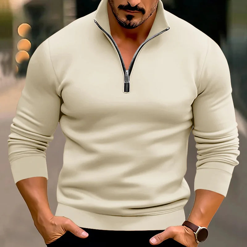 Variant image for Herr Zippad Topp Grå Storlek M Polyester-6