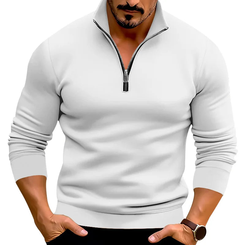 Herr Zippad Topp Grå Storlek M Polyester-2
