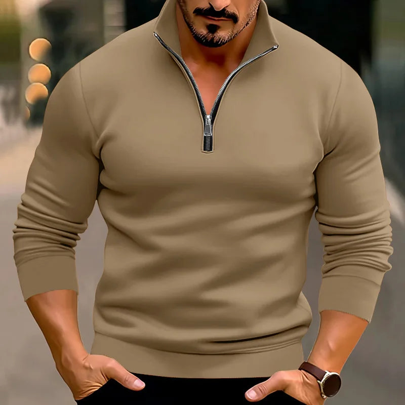 Variant image for Herr Zippad Topp Grå Storlek M Polyester-15