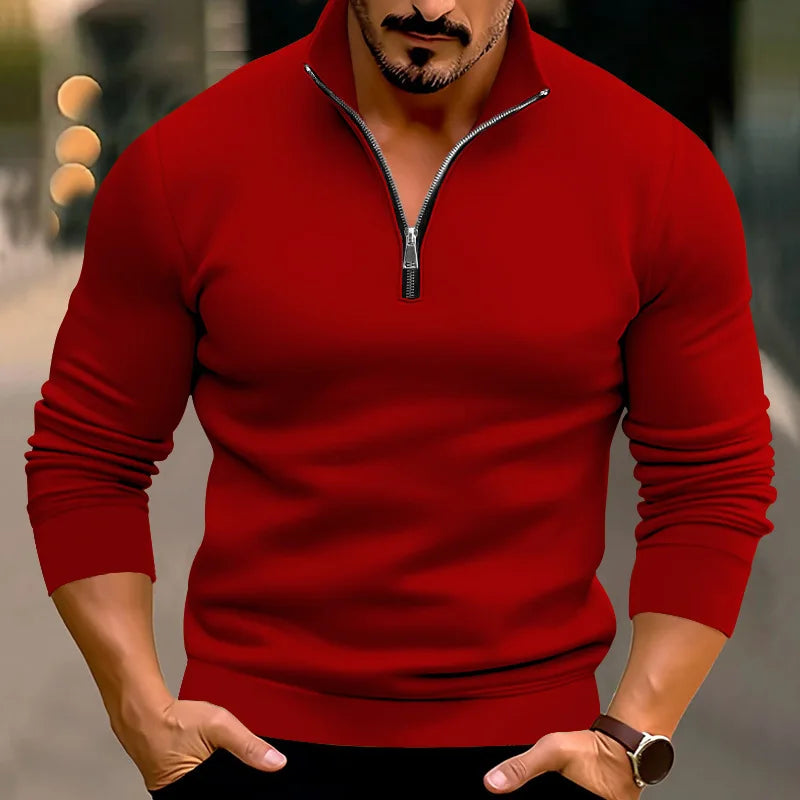 Variant image for Herr Zippad Topp Grå Storlek M Polyester-2