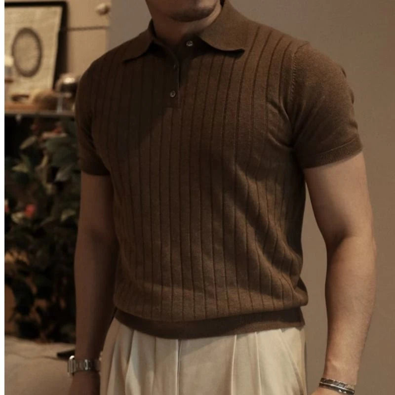 Variant image for Herr Polo Skjorta Blå Storlek M 100% Bomull Slim Fit-26