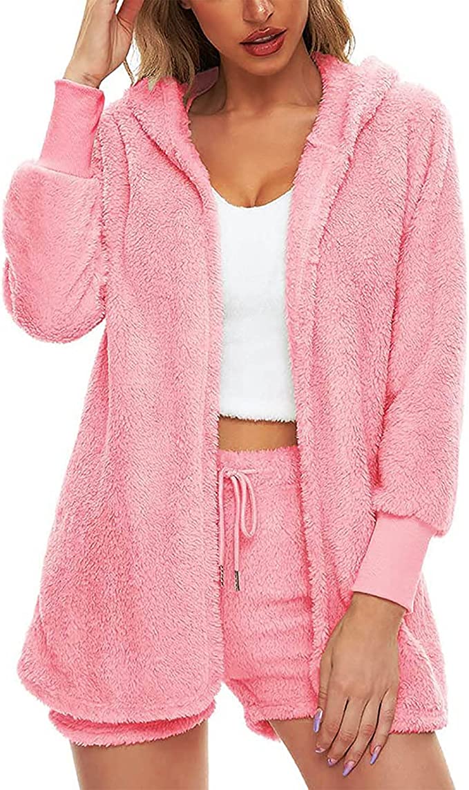 Ladies Fleece Loungewear Set