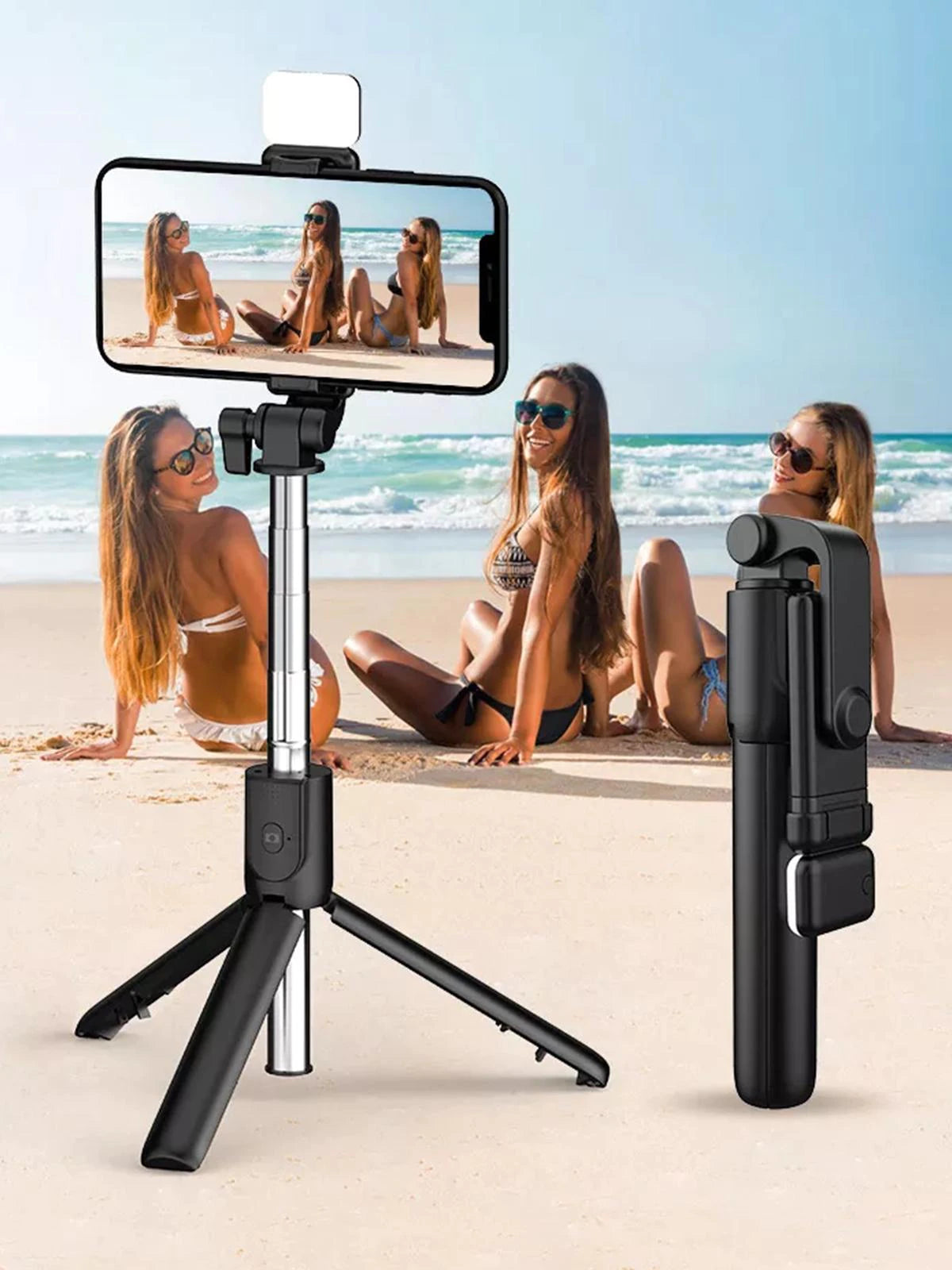 SnapMate - Ta perfekta bilder som ett proffs med vår multifunktionella selfiepinne!