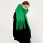Tjockrandig Fransad Scarf