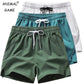 Lätta Herrshorts för Träning med Fickor – Perfekta för Sommar och Strand 0
