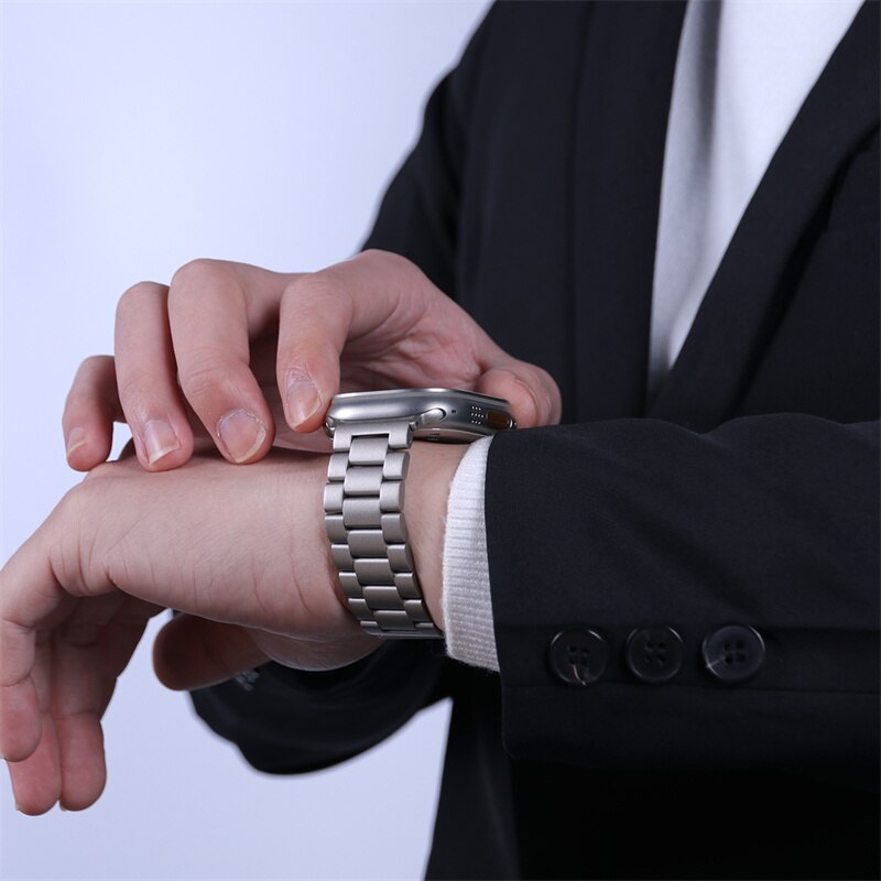 Titaniumklockarmband