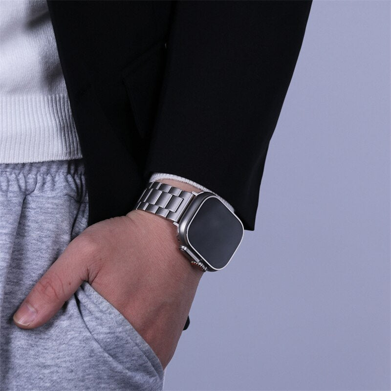Titaniumklockarmband