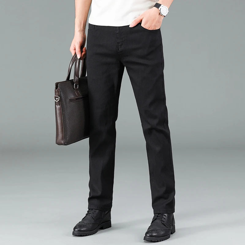 Herr Jeans Svarta Storlek M Stretch 98% Bomull 2% Elastan-2