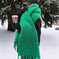 Tjockrandig Fransad Scarf