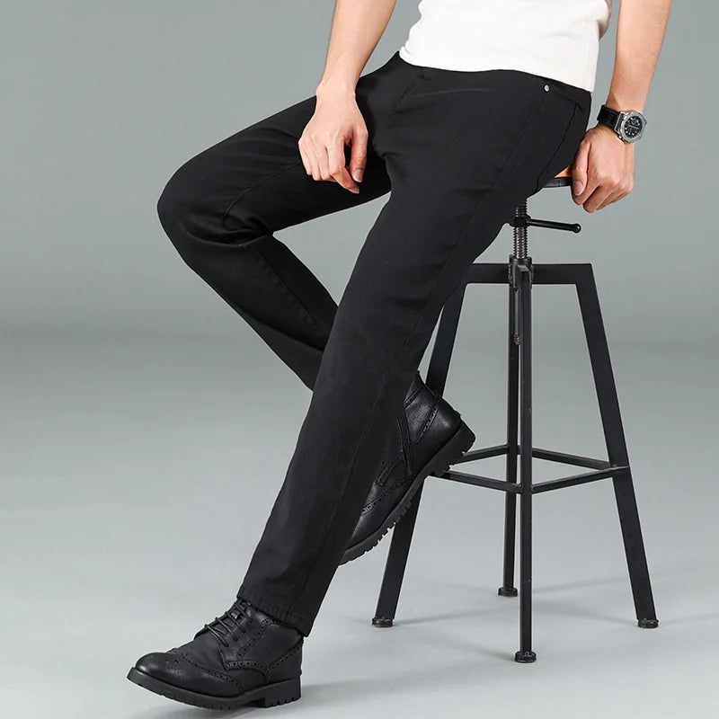 Herr Jeans Svarta Storlek M Stretch 98% Bomull 2% Elastan-3
