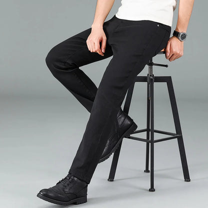 Herr Jeans Svarta Storlek M Stretch 98% Bomull 2% Elastan-3