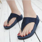 Dam Flip Flops Svart Storlek 38 Gummi med Rhinestone Detaljer-2