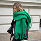 Tjockrandig Fransad Scarf