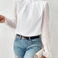 Leah | Mock Neck Puff Långärmad Klänning