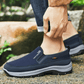 Mäns andningsbara mesh slip-on skor
