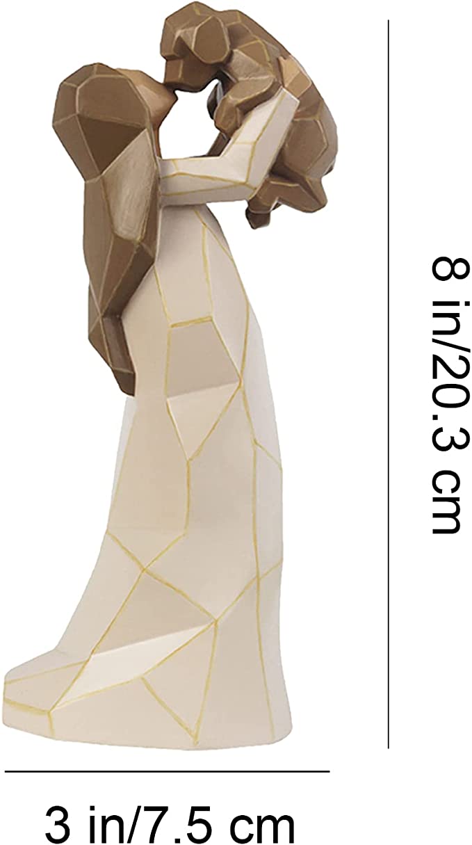 Ängla vän hund harts figur